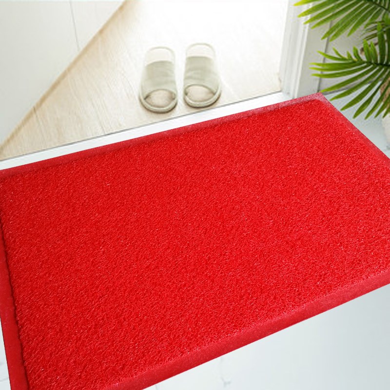 大门入户门口进门地垫家用红色出入平安门垫防滑户外塑料防水定制