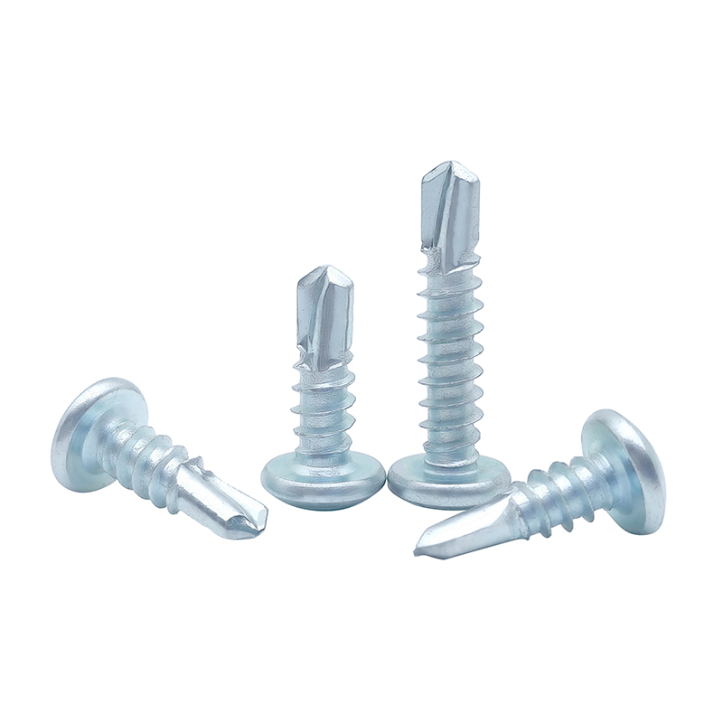 镀锌圆头十字钻尾自钻螺丝钉/盘头自攻自钻螺钉燕尾钉M4.2-M4.8