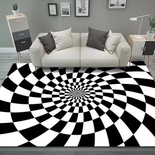 3D视觉晕眩感地毯创意满铺防滑地垫立体错觉客厅卧室地毯