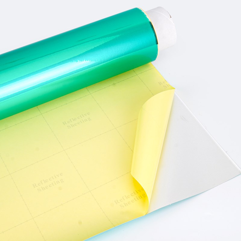L广告级反光膜刻字专用标志牌喷绘交通膜贴纸材料警示安全膜