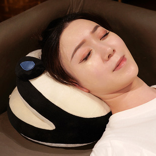 卡通冰丝午睡枕办公室午休趴枕小学生上班族睡觉枕头夏季透气