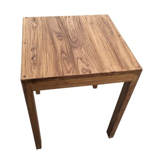 漫咖啡桌椅l老榆木门板复古做旧实木桌椅家具创意餐桌