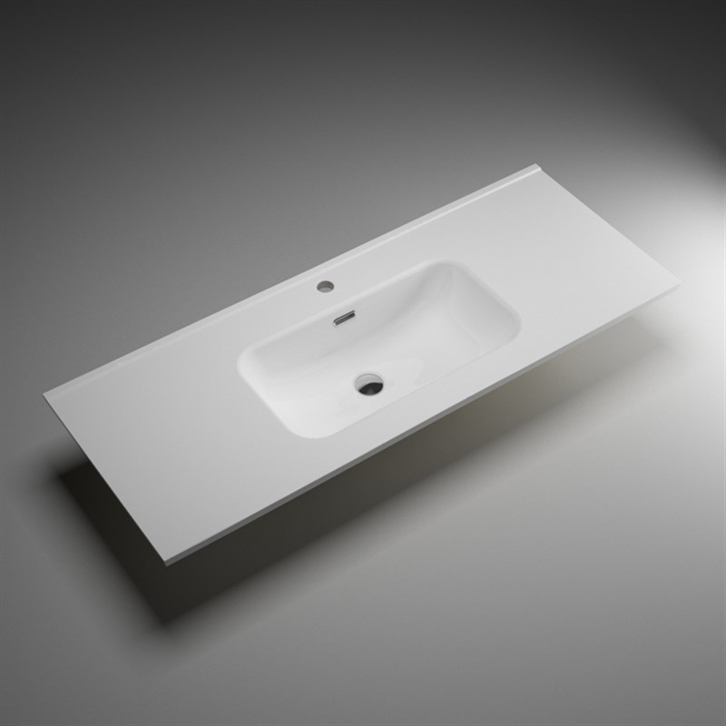 小户型浴室柜实木烤漆高档陶瓷一体盆窄长洗脸盆现代洗漱台