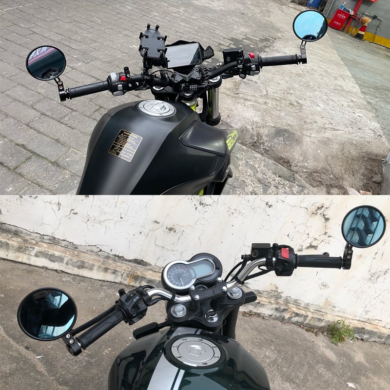 闪手把镜幼狮车把镜追/黄龙后视镜2反光镜