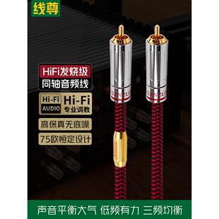 Zun同轴音频电缆Spdif电视数字音频输出电缆低音扬声器电缆Rca莲