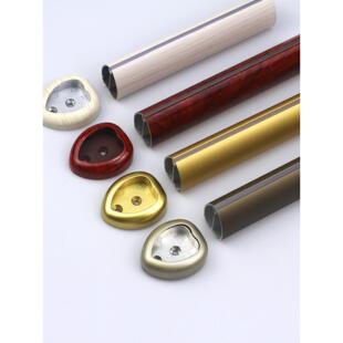 衣柜衣架衣柜横杠柜大桃心衣杆架法兰座衣架衣架防滑静音定制