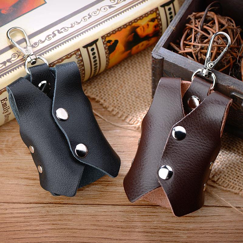 创意卡通马甲男士腰挂汽车钥匙包牛皮家用钥匙扣通用女士钥匙包潮