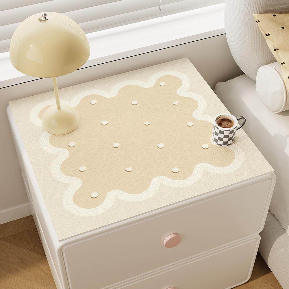 床头柜垫子轻奢高级感防水防烫免洗桌面台面保护垫洗衣机防尘盖布,居家布艺,桌布,淘宝优惠券,粉丝福利购,淘宝优惠卷