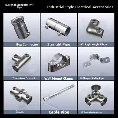 Kbg/Jdg金属丝管镀锌管配件直接锁定弯头杯梳挂代码墙代码20/25/3