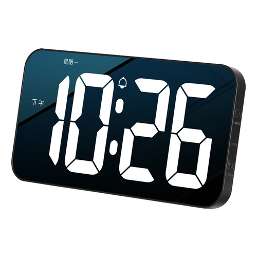 大屏数字时钟电子表挂墙桌面摆台式时间显示器电视柜客厅插电夜光