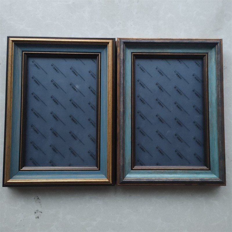 水彩画框油画布框带玻璃背板拼图海报框水粉素描框美术作品装裱框