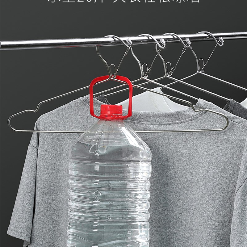 防风衣架不锈钢晾衣架固定卡扣室外高层防滑掉落吹走家用晒衣架子