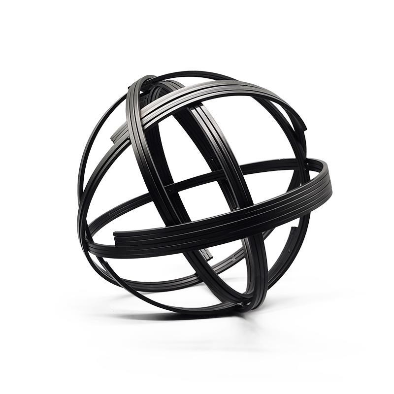 现代创意软装饰品家居金属编织球样板房客厅酒柜家居桌面摆设