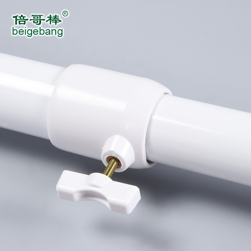 倍哥棒超强型衣柜挂衣杆衣橱衣架杆可伸缩加厚衣柜内晾衣杆免安装