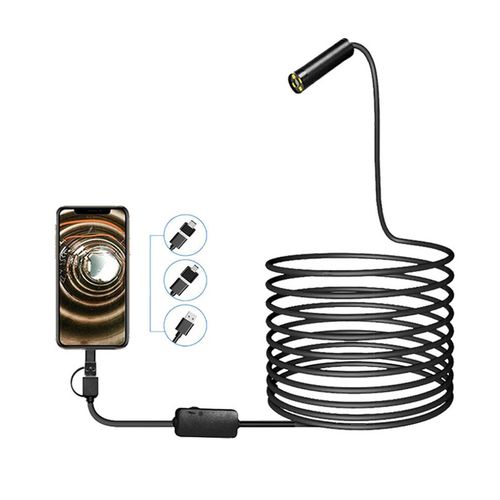 万高内窥镜 自动对焦摄像头工业管道检测下水道汽修防水探头