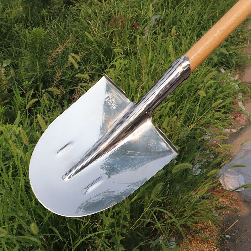 加厚白钢平板锹方头铁锹淬火刃泥锹直板锹家用挖土精抛光农用锹,农机/农具/农膜,锹,淘宝优惠券,粉丝福利购,淘宝优惠卷