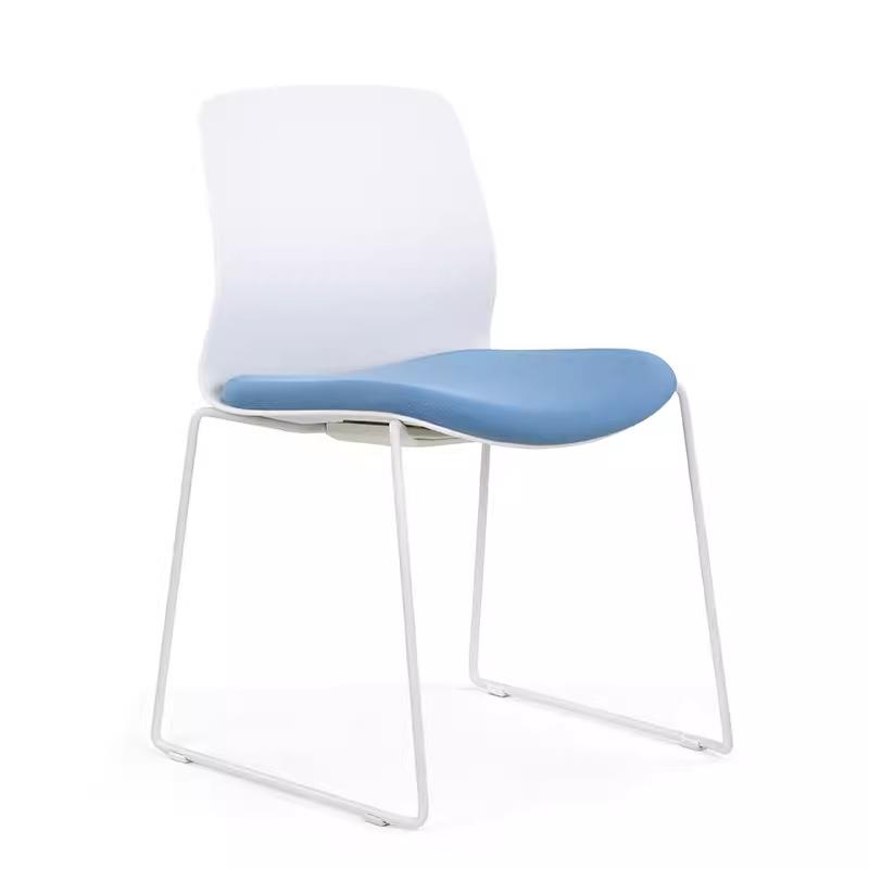 会议椅子弓形带写字板靠背塑料培训椅带桌板办公智慧教室旋转升降