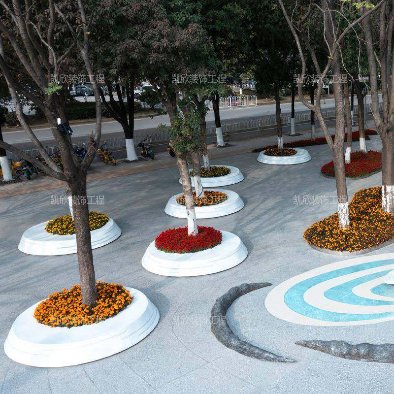 玻璃钢树池座椅户外广场美陈异形坐凳公园大型花坛景观花槽凳厂家,商业/办公家具,休闲椅系列,淘宝优惠券,粉丝福利购,淘宝优惠卷