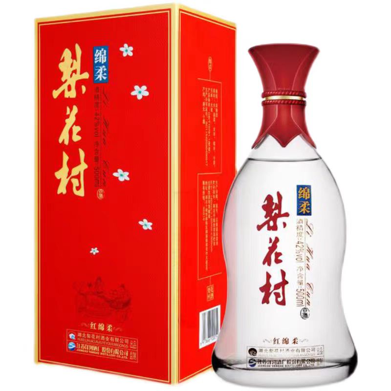 梨花村42°绵柔固态法纯粮食白酒