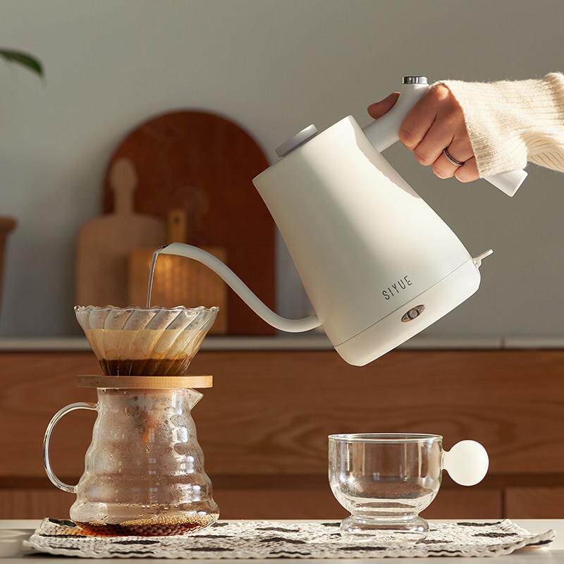 肆月烧水壶壶家用泡茶专用手冲温咖啡壶电热水长保温一体嘴控