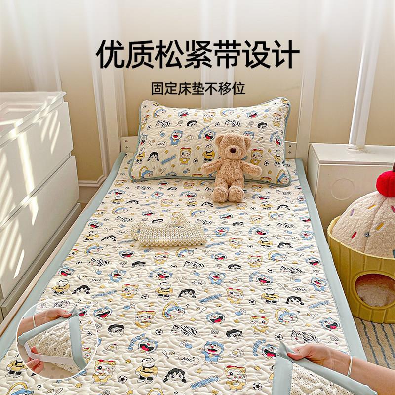 婧A麒类学生软垫夹棉床褥子2Ccd2364026新款宿舍单人床防洗滑床床