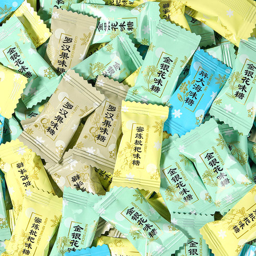 润喉糖胖大海金银花枇杷罗汉果味