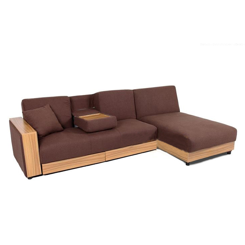 多功能沙发小户型可折叠两用贵妃躺椅转角组合客厅储物沙发床日式