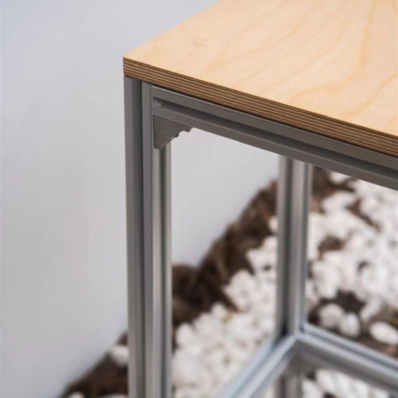 咖啡店铝型材海洋板凳子桌几高脚凳吧凳方凳餐凳家用板凳凳子椅子