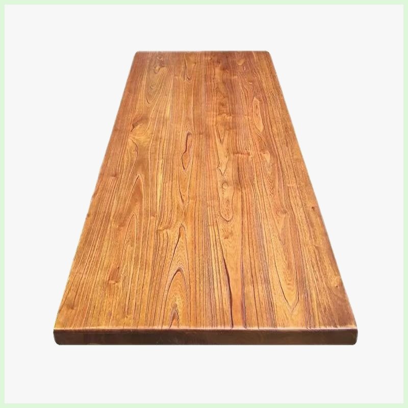 木板定制实木原木松木榆木吧台板办公餐桌面板长方形圆桌隔板定做
