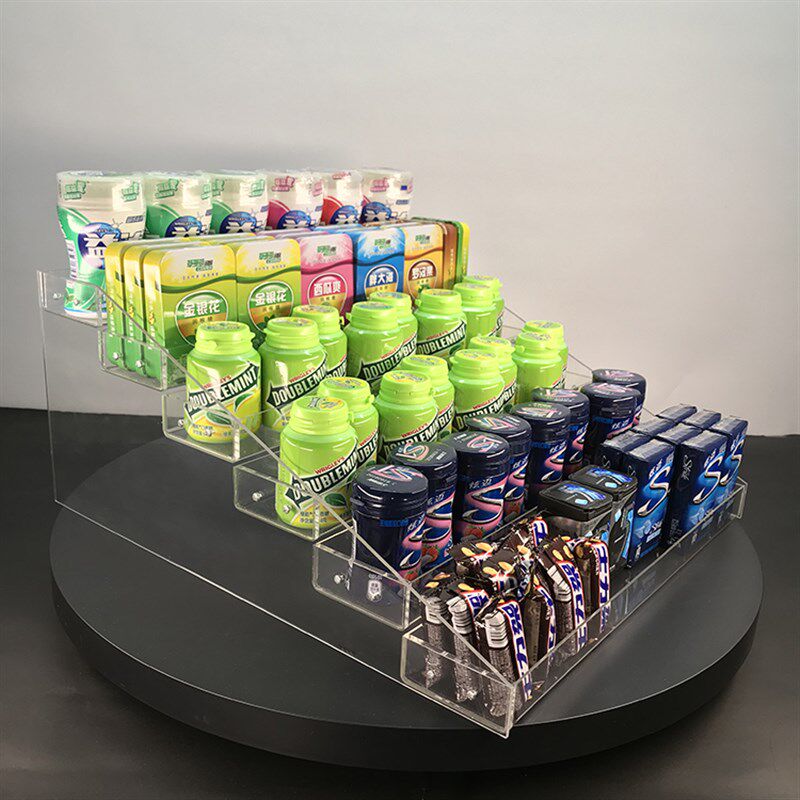 前台收银台便利店超市口香糖展示架架子小货架陈列零食品吧台收纳