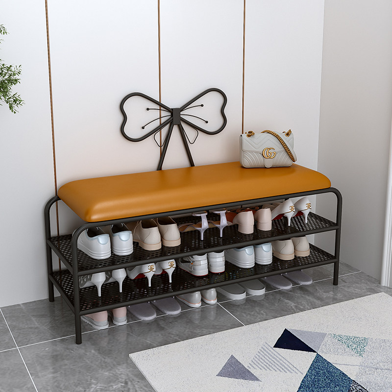 北欧换鞋凳家用门口轻奢简易鞋架坐凳一体入户进门鞋凳可坐式鞋柜