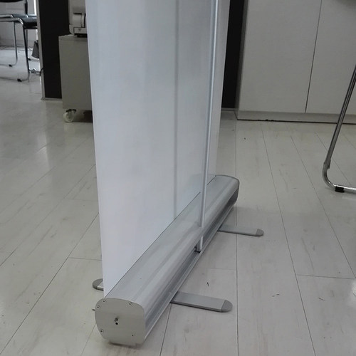 易拉宝海报设计制作铝合金伸缩立式80X200广告可携式婚礼落地式展