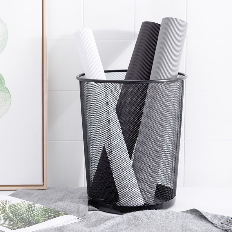 雅高 15L金属垃圾桶 家用垃圾篓/纸篓 加大号