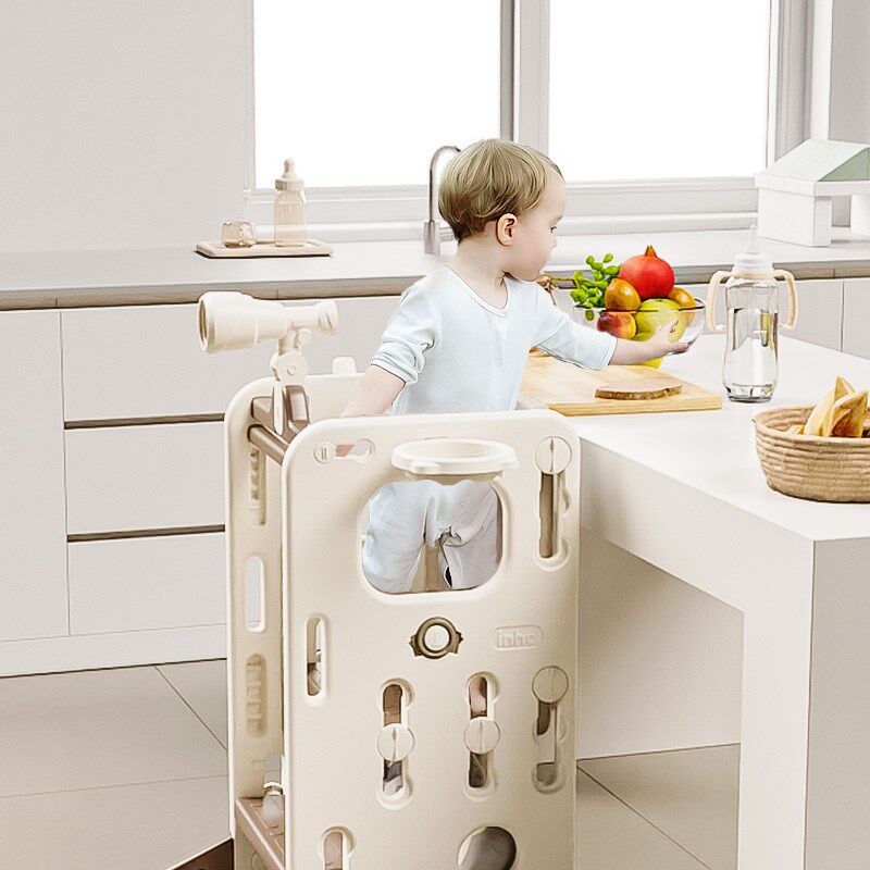 英禾蒙氏学习塔小楼梯台阶儿童宝宝洗漱台阶梯凳儿童刷牙踩脚凳