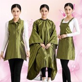 美甲美发工作服技师小工服奶茶咖中啡店围裙理发店发廊焗油染发衣