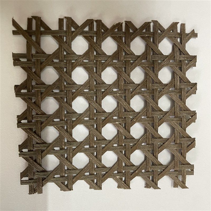 可上色做油漆棉线眼笪棉纱编织八角镂空柜门仿藤材料椅子坐面靠背