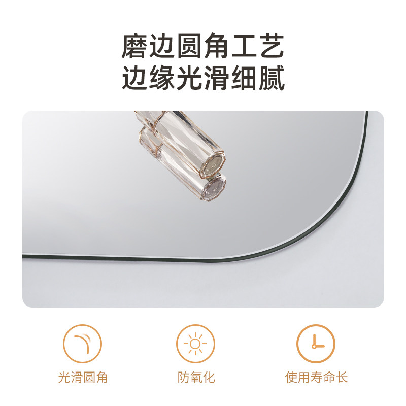 小户型超窄试衣镜免打孔粘贴穿衣镜子客厅玄关装饰防爆全身镜贴墙