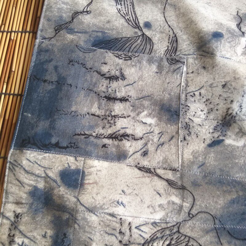 荼蘼 山水 多只装双层箫竹笛子尺八篠笛袋包可背带乐器包定做