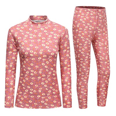 中老年人秋衣秋裤套装女打底棉毛衫女士保暖内衣中年妈妈老人薄款