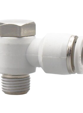 PH外六角L型螺纹弯头12 10 8-01/02/03 6 4-M3 M5 M6气管快插接头