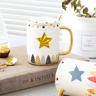 500张/卷闪光镭射五角星贴纸彩色星星奖励贴画礼物包装封口贴装饰