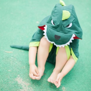 儿童演出服六一节男童卡通动物服装连体睡衣女小孩恐龙衣服表演服