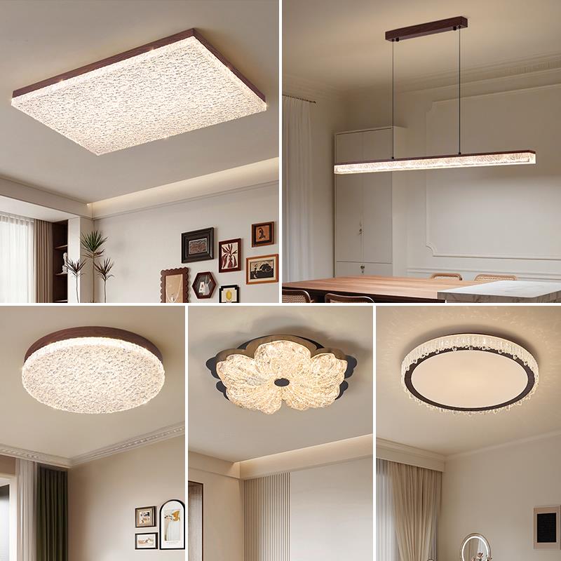 厅全屋饭灯具法式中古风全屋灯 具套餐全光谱护PSM6457-眼客卧室