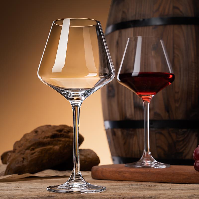 HJ89红酒杯套欧式水晶玻璃高装脚杯器架子葡萄酒醒酒高档6家用酒