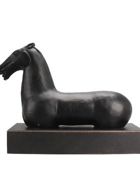 现代新中式轻奢极雕塑摆件客QY-431厅玄关酒店马板房样简间家居软