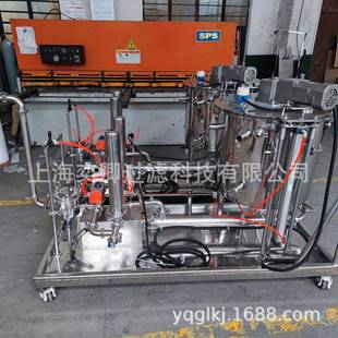 YQSTEC不锈钢移动小推车搅拌过滤系统镜面抛光