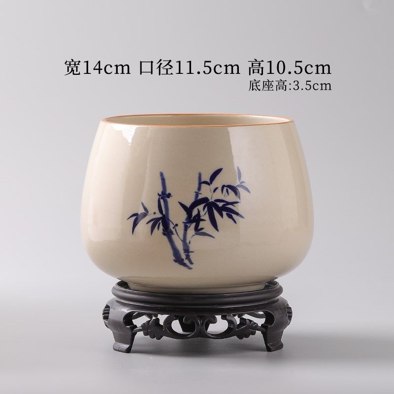 无孔碗莲专用盆缸铜钱草睡莲一叶莲水仙花盆陶瓷金钱草水培植物盆,鲜花速递/花卉仿真/绿植园艺,花盆,淘宝优惠券,粉丝福利购,淘宝优惠卷