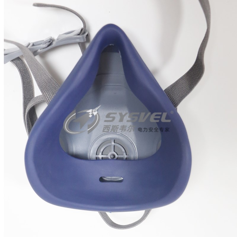 南核半脸防毒面具消毒防烟面罩喷漆用防尘防放毒喷涂过滤式8809+