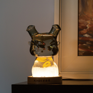 历博文创日己觥天气预报瓶风暴瓶气象瓶小夜灯摆件生日礼物伴手礼