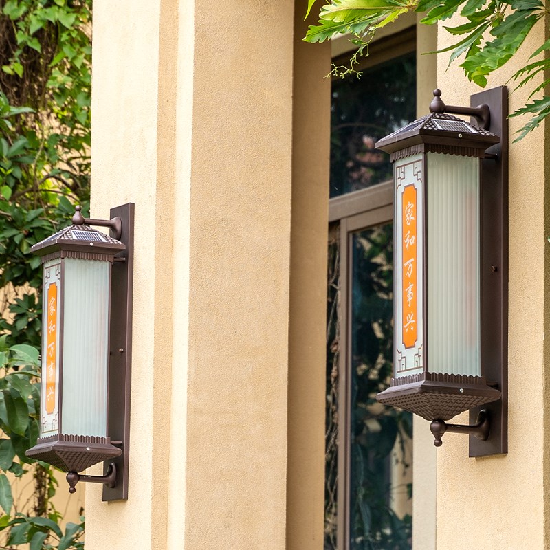 户外壁灯防水别墅大门外墙装饰壁灯室外阳台过道走廊中式仿古壁灯